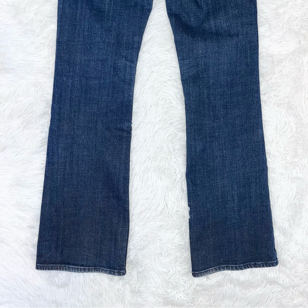 LEVI’S Slight Curve Mid-Rise Classic Bootcut Blue Denim Jeans 2/26 Dark Wash - Picture 7 of 11